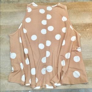 Pink Dot Swing Top